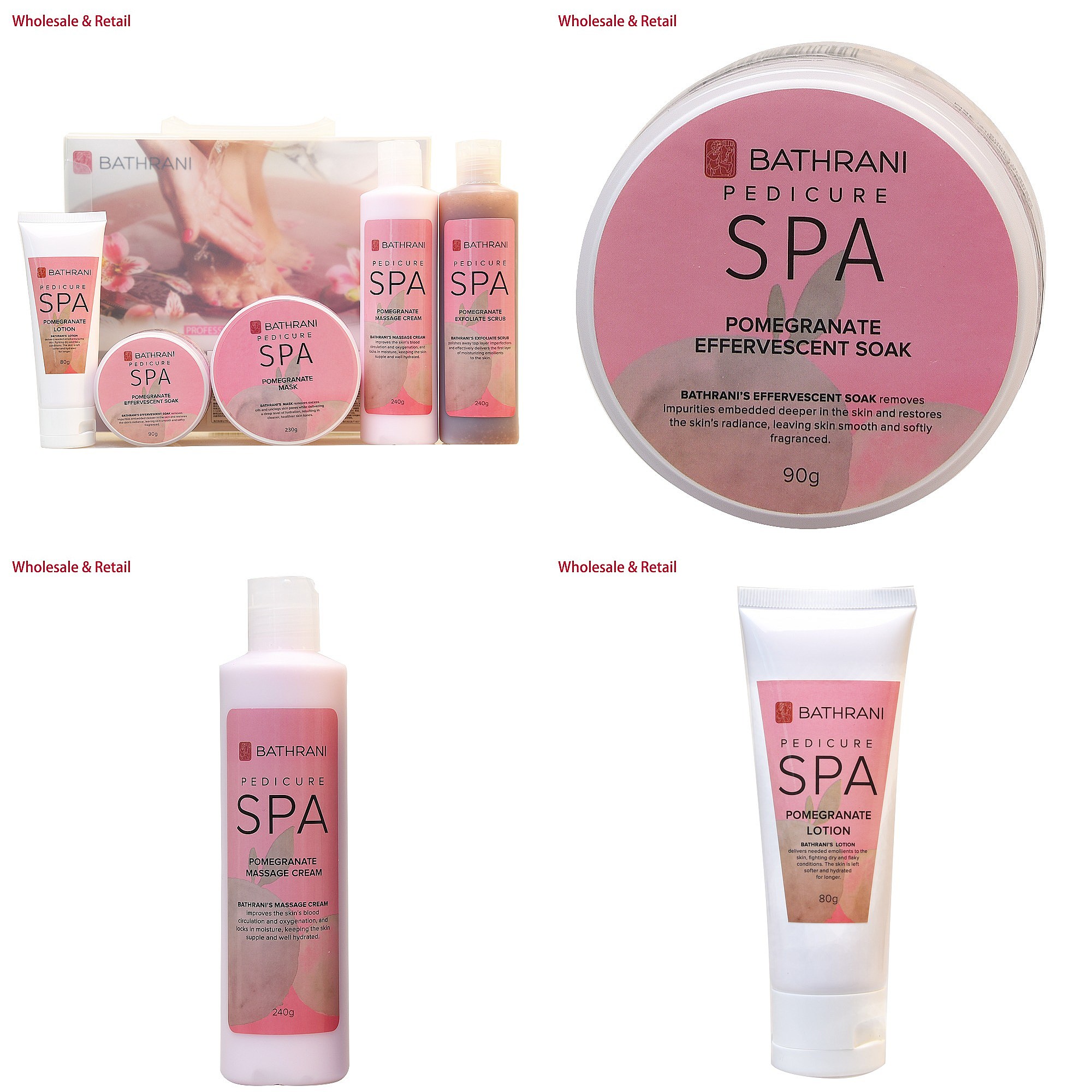 Luxury Skincare & Spa Photos - Kit Pedicure Spa 5 Fasi per