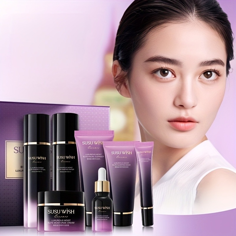 Luxury Skincare Ingredients - Set di Essenze Idratanti Lussuoso ed