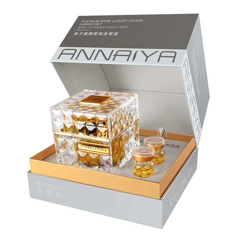 Luxury Skincare Sets - Crema Viso Lussuosa al Caviale Platino,