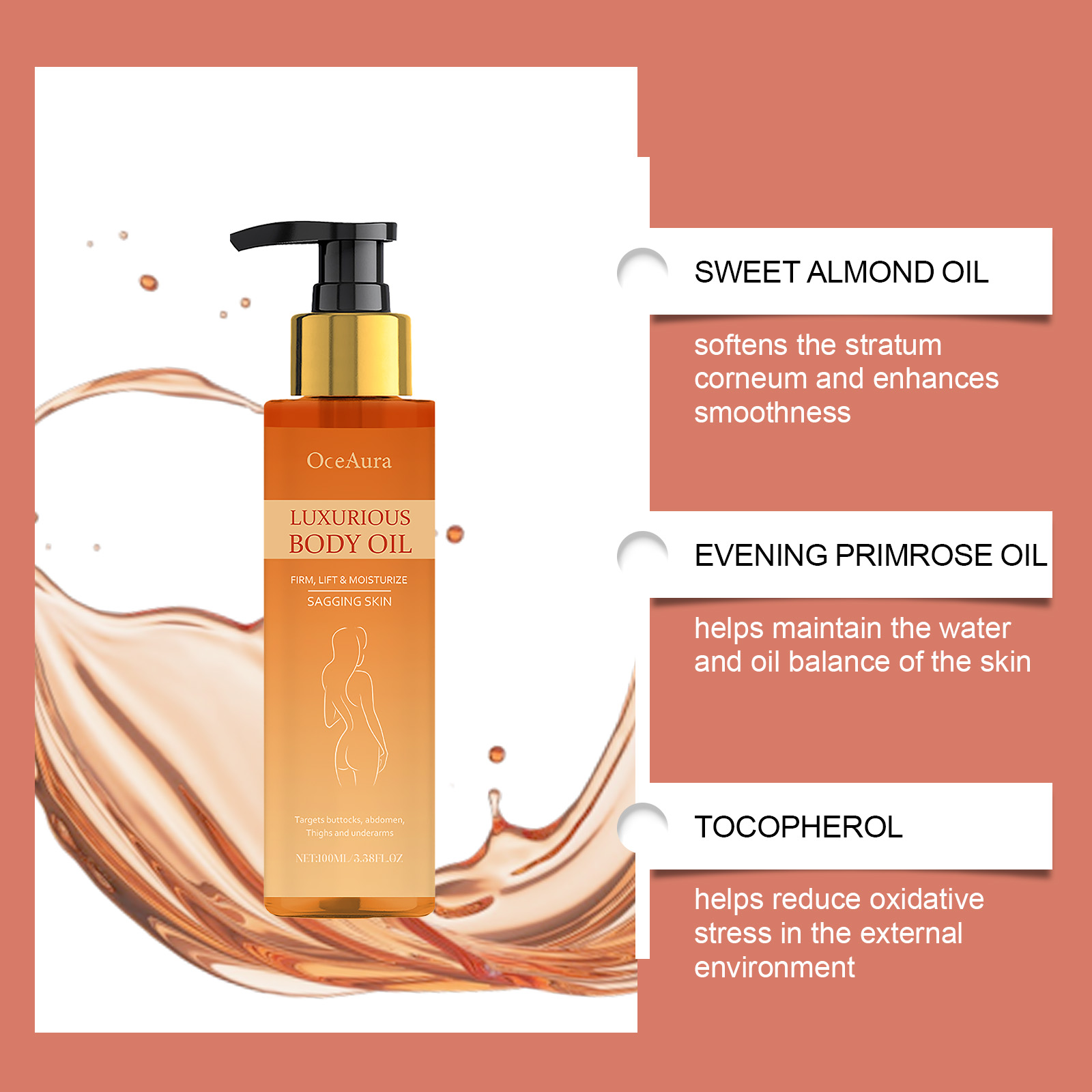 Olio per il corpo lifting e ra - Luxury Skincare Cream recensione e prezzo