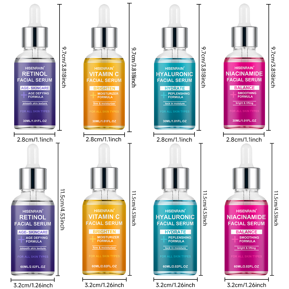 HISENRAIN Set di 4 Essenze Idr - Luxury Skincare Sets recensione e prezzo